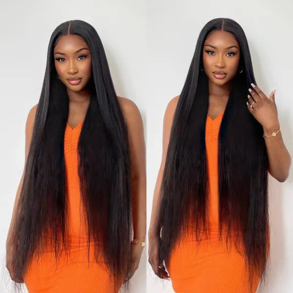 Luvme Hair 180% Density Royal Luxury Super Long Silky Straight 5x5 Closure HD Lace Wig 100% Human Hair Main image