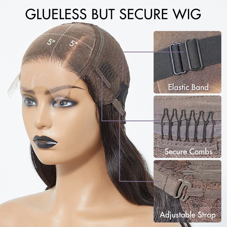 Luvme Hair 180% Density | Trendy Brown with Black Peekaboo Loose Wave Glueless 5x5 Closure Lace Wig - US Only
