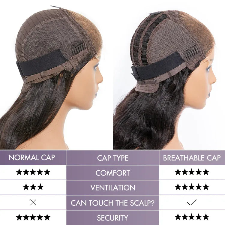 Luvme Hair 180% Density | Trendy Brown with Black Peekaboo Loose Wave Glueless 5x5 Closure Lace Wig - US Only
