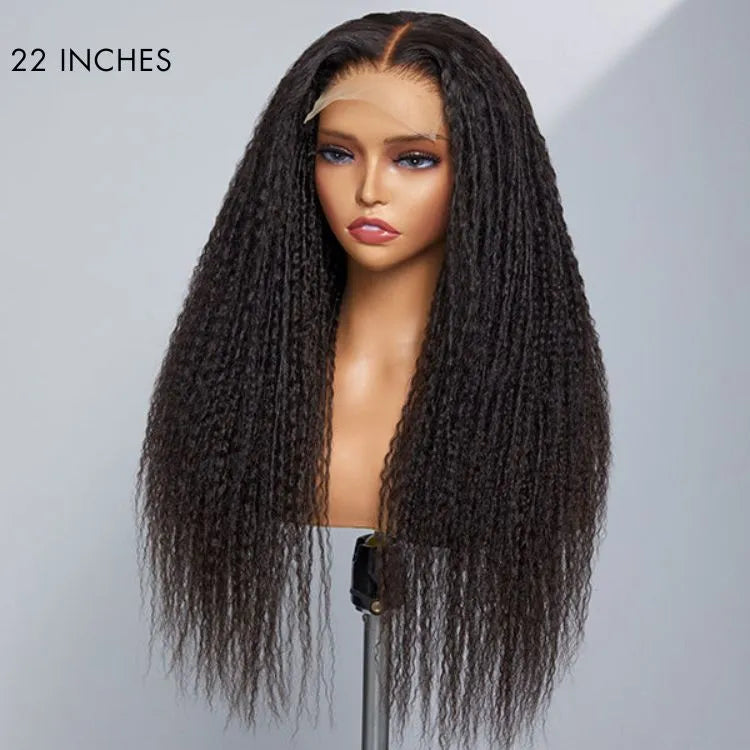 LUVME TWIST | Dreadlock Style 5x5 Closure Lace Glueless Wig Mid Part Long Wig - US ONLY Secondary image