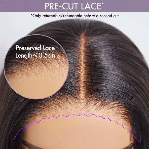 Brown Blonde Combo Highlight Loose Wave Glueless 5x5 Closure HD Lace Wig