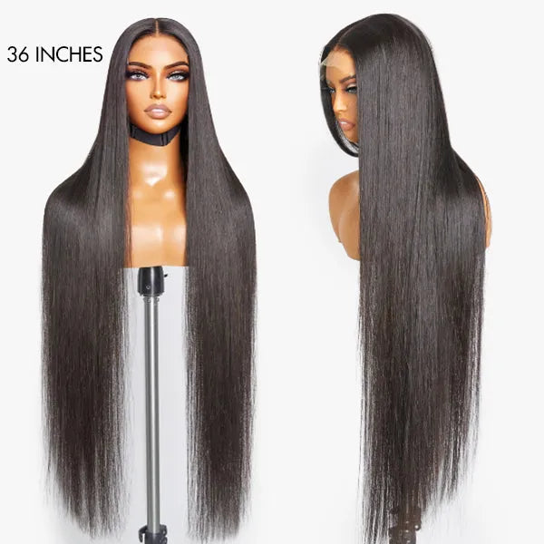 Luvme Hair 180% Density Royal Luxury Super Long Silky Straight 5x5 Closure HD Lace Wig 100% Human Hair Secondary image