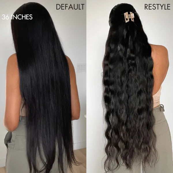 Luvme Hair 180% Density Royal Luxury Super Long Silky Straight 5x5 Closure HD Lace Wig 100% Human Hair