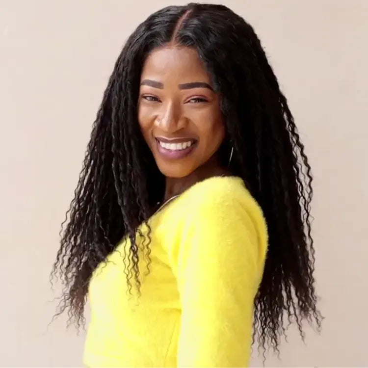 LUVME TWIST | Dreadlock Style 5x5 Closure Lace Glueless Wig Mid Part Long Wig - US ONLY Main image
