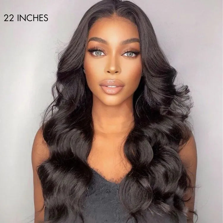 Breathable Cap Loose Body Wave Glueless 5x5 Upgraded Lace Front Mid Part Long Wig - US Only Secondary image