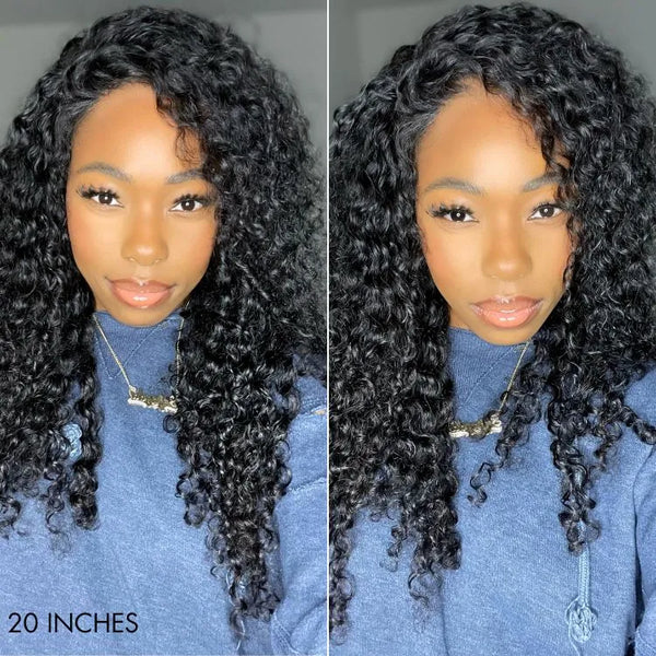Deep Wave U Part Quick & Easy Affordable 100% Human Hair Wig