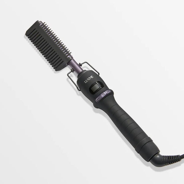Electric Hot Comb with US Plug  for Wigs and Natural Hair, 30s Fast Heating & Adjustable Temp