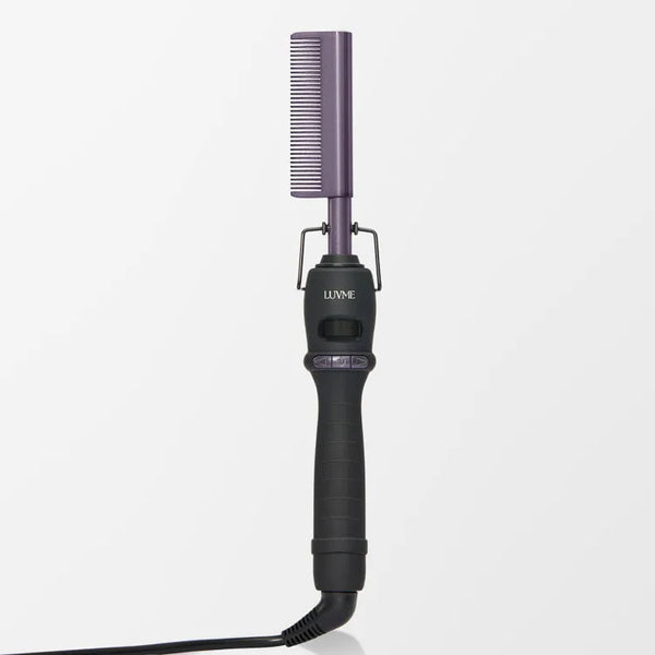 Electric Hot Comb with US Plug  for Wigs and Natural Hair, 30s Fast Heating & Adjustable Temp