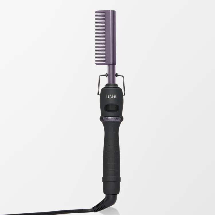 Electric Hot Comb with US Plug  for Wigs and Natural Hair, 30s Fast Heating & Adjustable Temp Main image