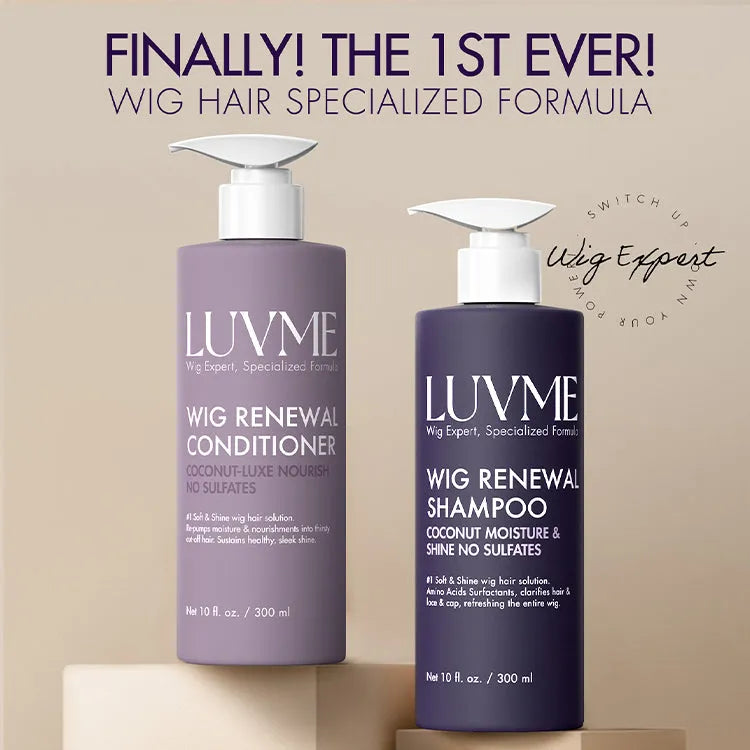US Only | Wig Renewal Shampoo & Conditioner Set, Coconut Moisture & Effectively Cleans Main image