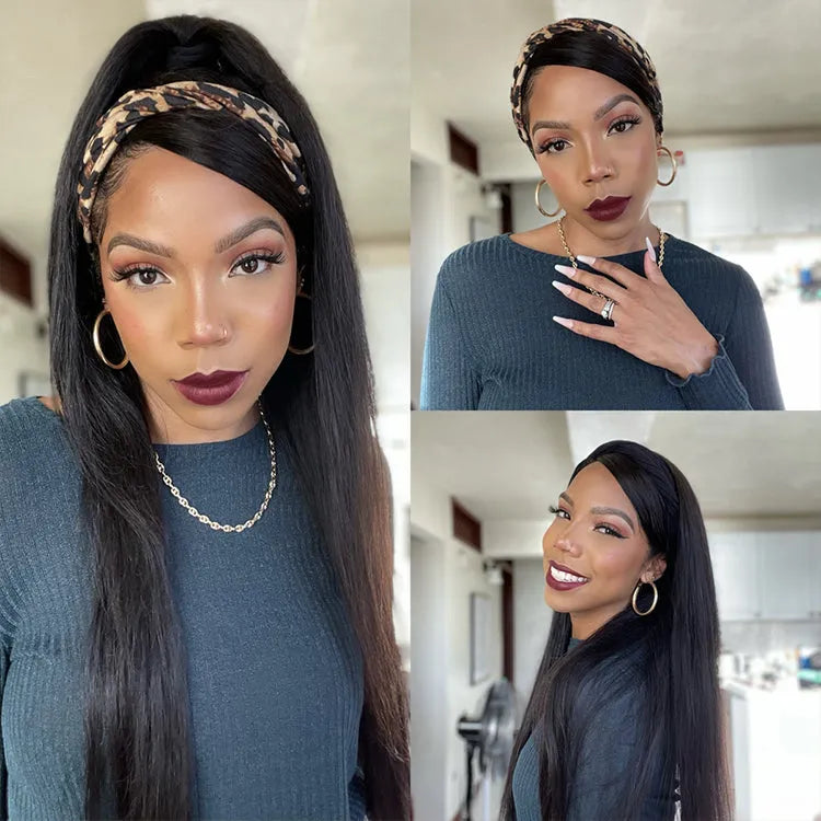 Ready to Go Classic Yaki Straight Glueless Headband Wig Beginner Friendly - US Only Main image