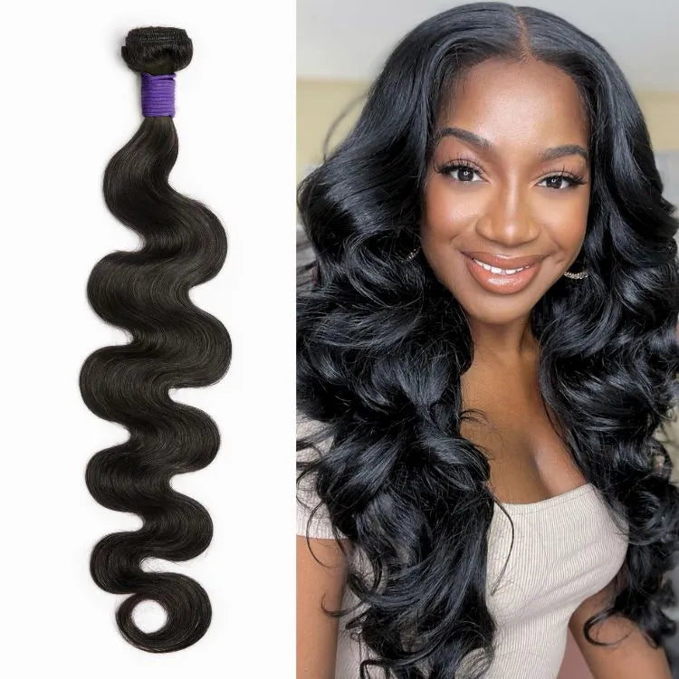 Upgraded Brazilian Hair | 1pc Body Wave 100% Virgin Brazilian Human Hair Bundle Main image