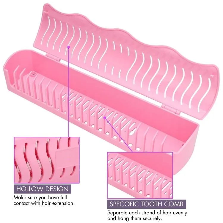 US Only | 1pc Hair Extension Holder, Storage for Clip-in, Tape-in, Bundles & Weft Secondary image