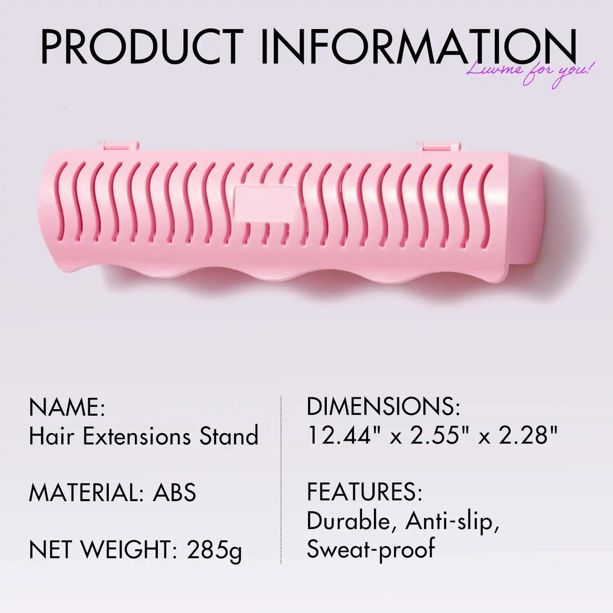 US Only | 1pc Hair Extension Holder, Storage for Clip-in, Tape-in, Bundles & Weft