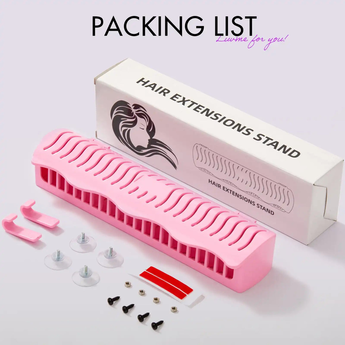 US Only | 1pc Hair Extension Holder, Storage for Clip-in, Tape-in, Bundles & Weft