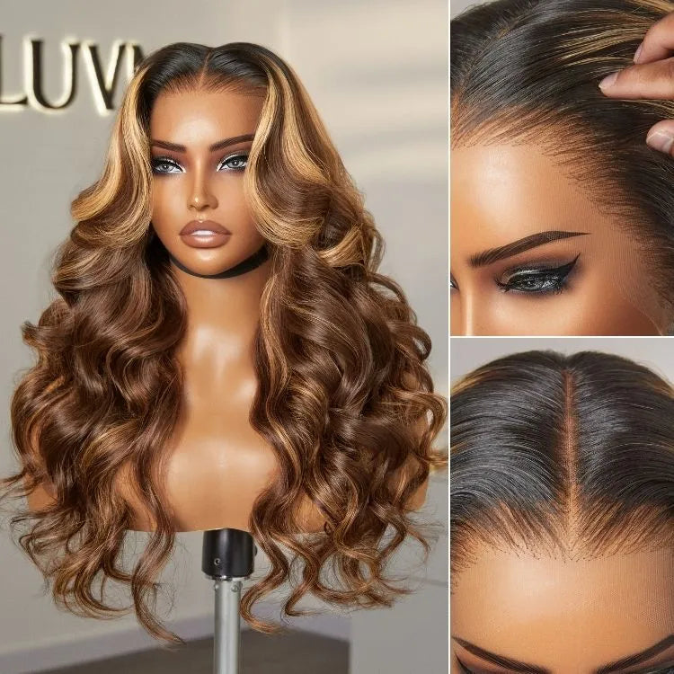 PreMax 2.0 Wigs - Nature Max Blonde Highlight Loose Body Wave Ear-to-ear Glueless 13x6 Frontal HD Lace Wig Pre-Cut Lace Main image