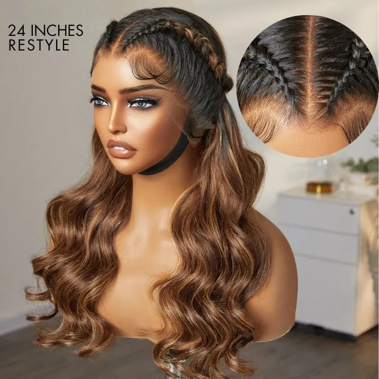 PreMax 2.0 Wigs - Nature Max Blonde Highlight Loose Body Wave Ear-to-ear Glueless 13x6 Frontal HD Lace Wig Pre-Cut Lace