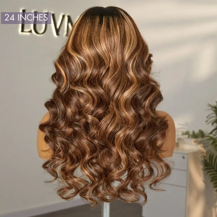 PreMax 2.0 Wigs - Nature Max Blonde Highlight Loose Body Wave Ear-to-ear Glueless 13x6 Frontal HD Lace Wig Pre-Cut Lace