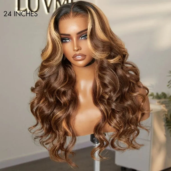 PreMax 2.0 Wigs - Nature Max Blonde Highlight Loose Body Wave Ear-to-ear Glueless 13x6 Frontal HD Lace Wig Pre-Cut Lace