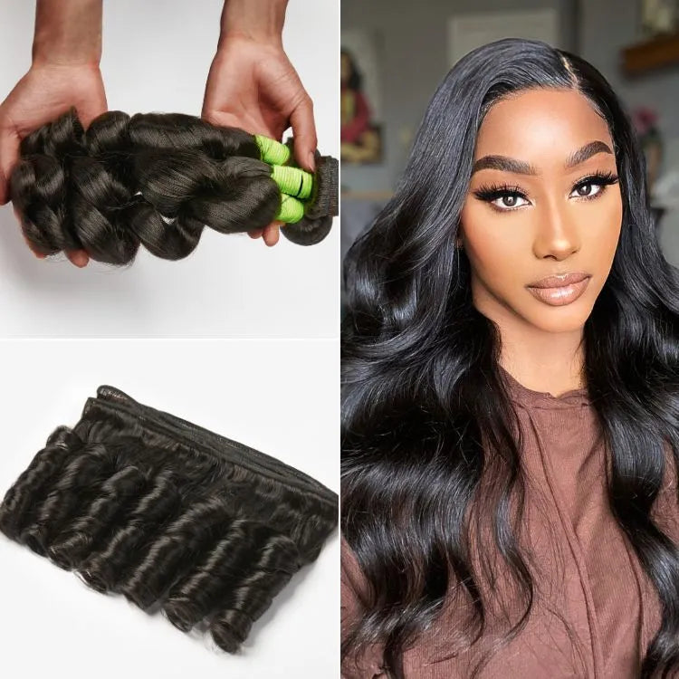 3pcs Loose Wave 100% Virgin Human Hair Bundles Main image