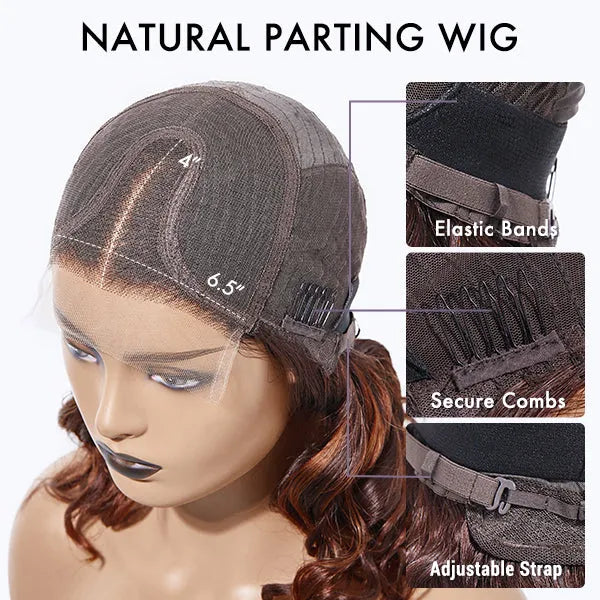 Luvme Hair Silky Straight Glueless Minimalist Lace Bob Wig With Bangs 100% Human Hair  - US Only