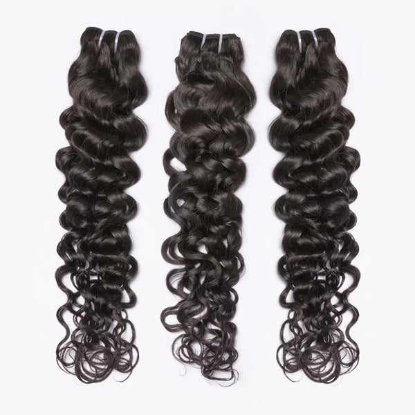3pcs Body Wave / Water Wave / Deep Wave / Yaki Straight / Silky Straight 100% Virgin Human Hair Bundles