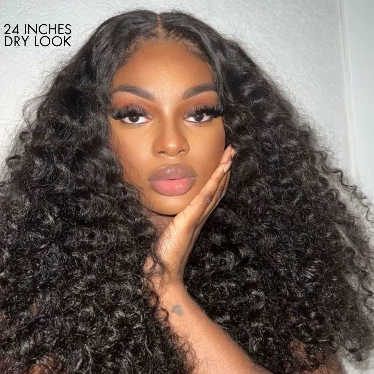 PreMax Wigs | Flexi-Fit Invisi Drawstring Cap 360 HD Lace Water Wave / Body Wave / Straight Long Wig Pre-Cut Lace