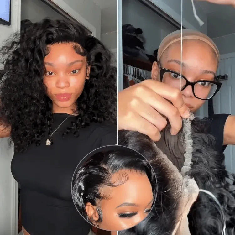 PreMax Wigs | Flexi-Fit Invisi Drawstring Cap 360 HD Lace Water Wave / Body Wave / Straight Long Wig Pre-Cut Lace Main image