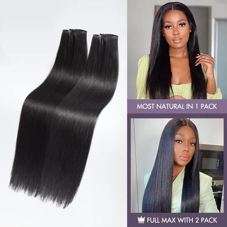 Straight / Body Wave / Kinky Curly / Yaki Straight / Kinky Straight / Messy Curly Clip in Hair Extensions Real Human Hair Pieces 135g 9pcs / 7pcs with Free Gift