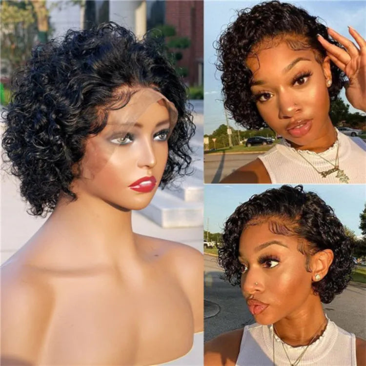 Luvme Hair 180% Density Deep Wave Glueless 13x4 Frontal Lace Wig - US Only Main image