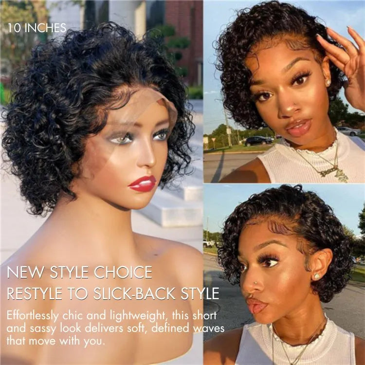 Luvme Hair 180% Density Deep Wave Glueless 13x4 Frontal Lace Wig - US Only Secondary image