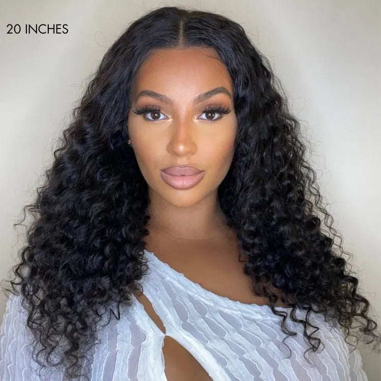 Deep Wave U Part Quick & Easy Affordable 100% Human Hair Wig Secondary image