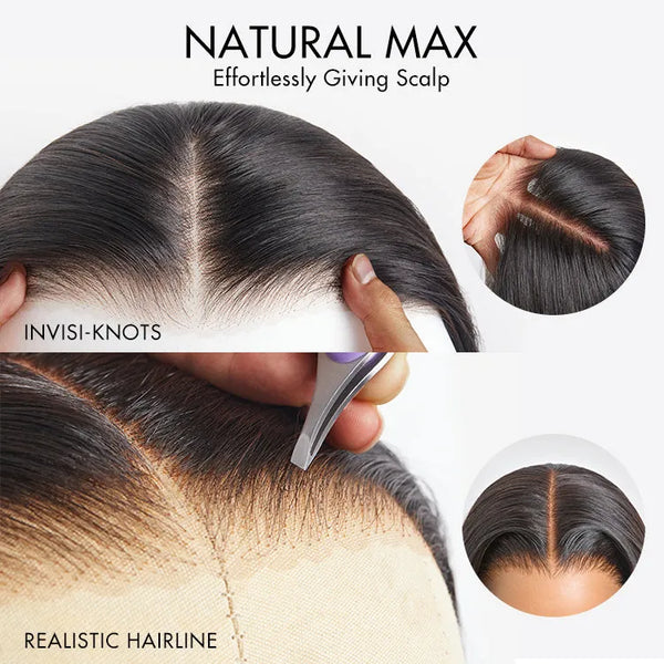 Luvme Hair PartingMax Glueless Wig Ombre Copper Brown Water Wave 7x6 Closure HD Lace Wig  - US Only