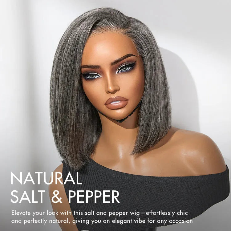 AiryFit™ Scalp Care Wigs | Silky Blunt Cut Bob Snugfit Glueless Minimalist HD Lace Short Wig Pre-Cut Lace  - US Only