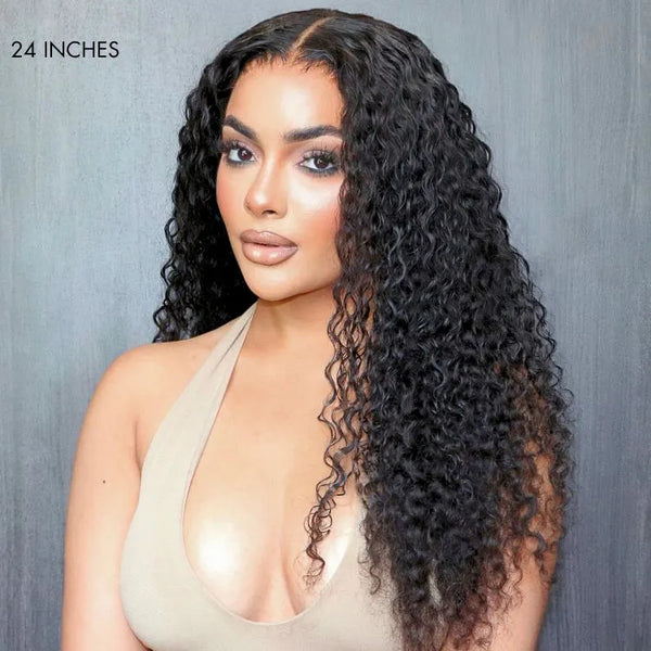 3pcs Deep Wave 100% Virgin Human Hair Curly Bundles