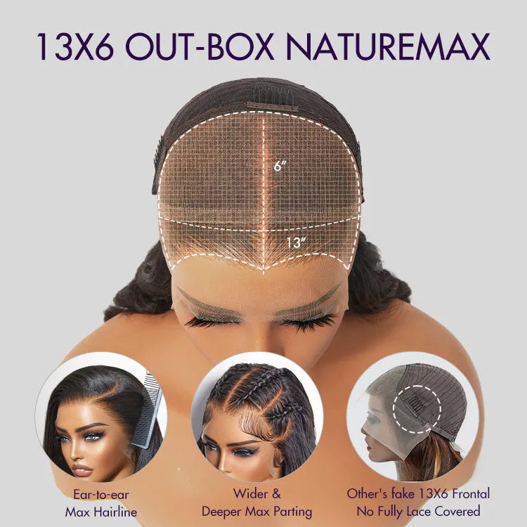 PreMax 2.0 Wigs - Nature Max Blonde Highlight Loose Body Wave Ear-to-ear Glueless 13x6 Frontal HD Lace Wig Pre-Cut Lace Secondary image