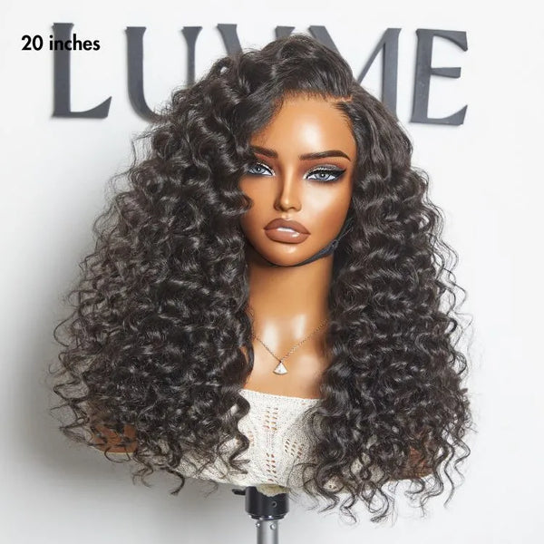 Luvme Hair PartingMax Glueless Wig Water Wave 7x6 Closure HD Lace 100% Human Hair Wig Ready to Go