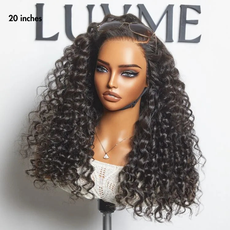 Luvme Hair PartingMax Glueless Wig Water Wave 7x6 Closure HD Lace 100% Human Hair Wig Ready to Go