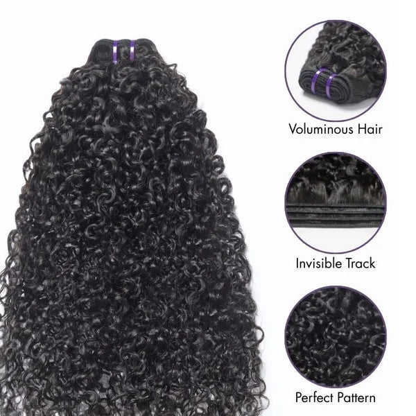 Messy Burmese Curly / Silky Straight / Body Wave / Deep Wave  Bundles 100% Premium Remy Human Hair Bundles 1pc / 3pcs