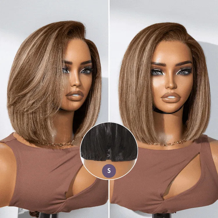 Luvme All-Day Comfort™ Wig Highlight Blunt Cut Bob Glueless Minimalist HD Lace Wig Pre-Cut Lace Main image