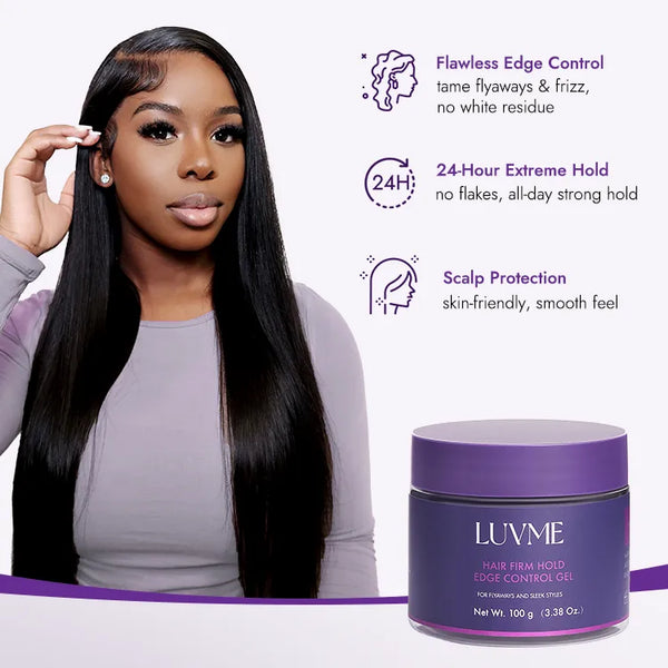 US Only | 1pc Edge Control Gel, 24h Long-Lasting Hold, for Flyaways and Sleek Styles