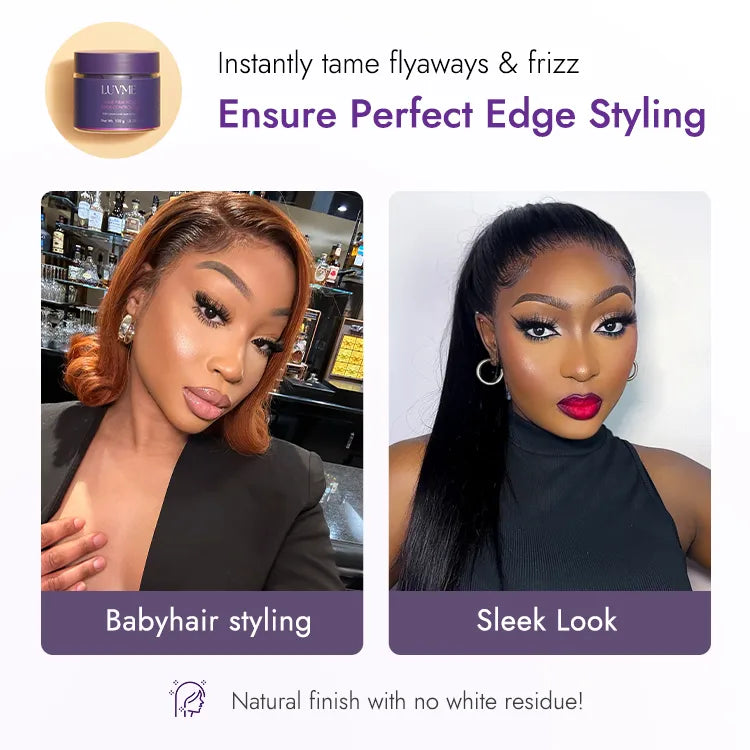 US Only | 1pc Edge Control Gel, 24h Long-Lasting Hold, for Flyaways and Sleek Styles