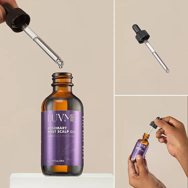 US Only | Luvme Rosemary Mint Scalp Oil, Scalp Care, Soothe & Strengthen