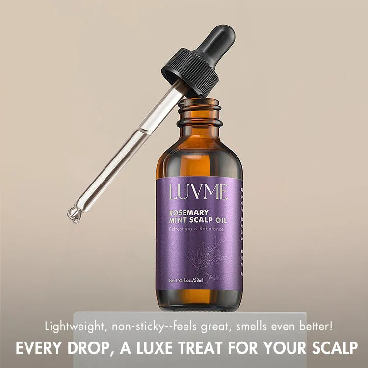 US Only | Luvme Rosemary Mint Scalp Oil, Scalp Care, Soothe & Strengthen