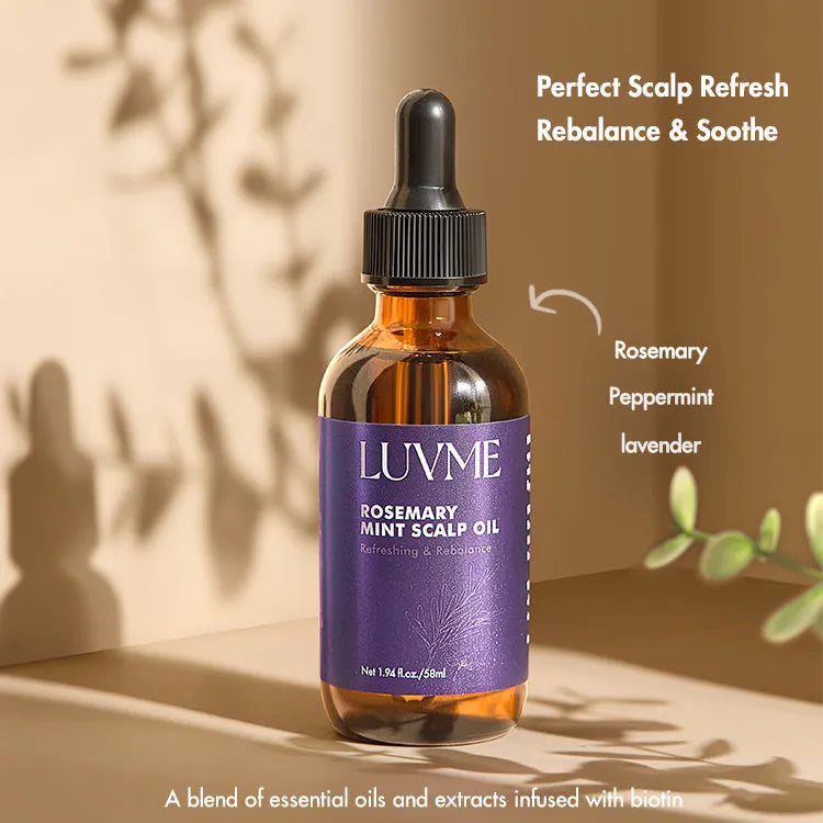US Only | Luvme Rosemary Mint Scalp Oil, Scalp Care, Soothe & Strengthen Main image