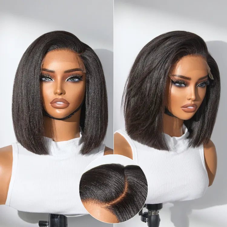 Ultra Natural Glueless Minimalist HD Lace C Part Bob Wig 100% Human Hair | Classic & Chic Main image