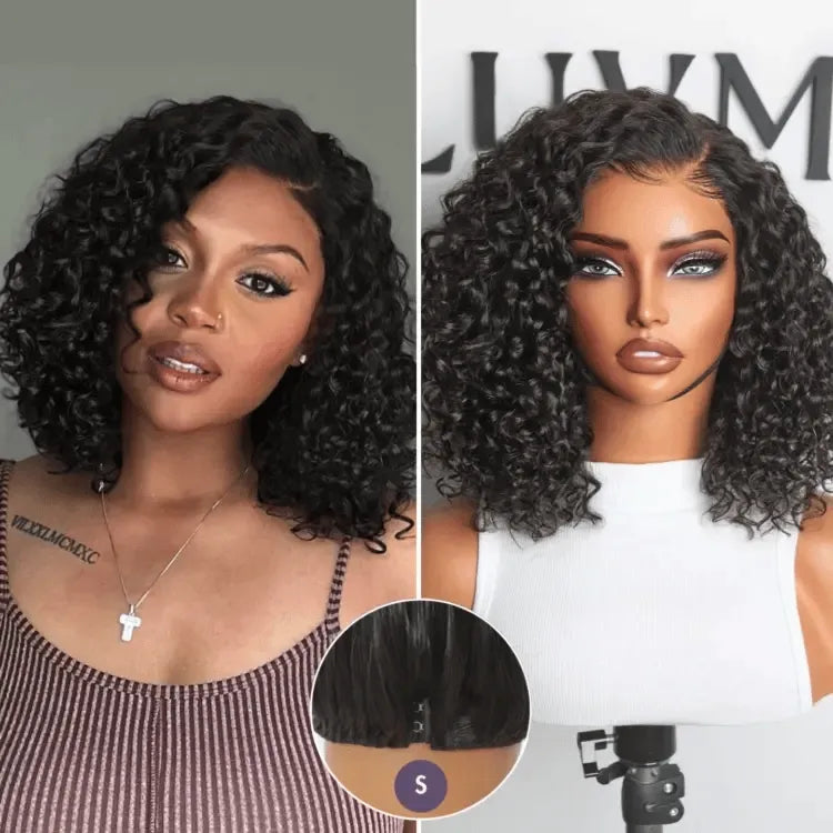 Luvme All-Day Comfort™ Wig Deep Wave Glueless Minimalist HD Lace Human Hair Curly Wig Pre-Cut Lace Main image