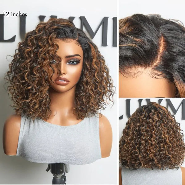 Luvme All-Day Comfort™ Wig Deep Wave Glueless Minimalist HD Lace Human Hair Curly Wig Pre-Cut Lace