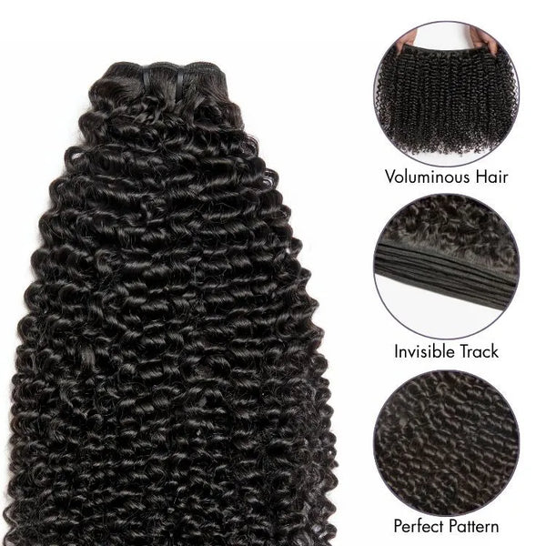 Luvme Too Easy Texture™ Kinky Curly 100% Virgin Human Hair Bundles 1pc / 3pcs - Limited Time Offer