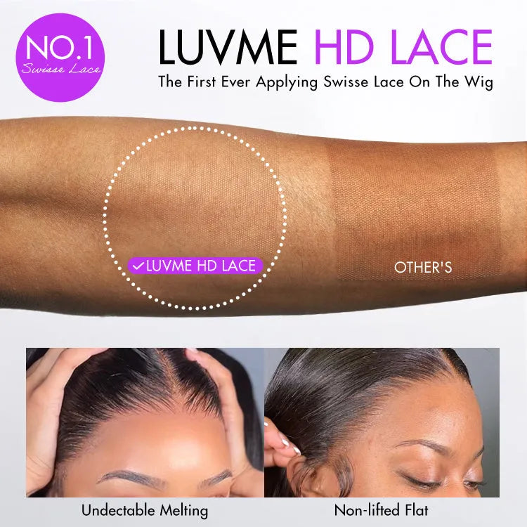 PreMax Wigs | HD Lace Super Natural Hairline Silky Straight Glueless 13x4 Frontal Lace Wig Human Hair Pre-Cut Lace